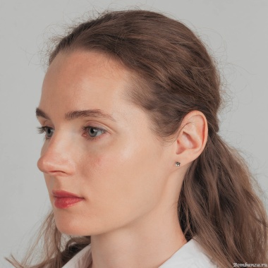 Пусеты Fiore Luna,  Grey, SWE2127/1 GRE S Пусеты Fiore Luna,  Grey, SWE2127/1 GRE S